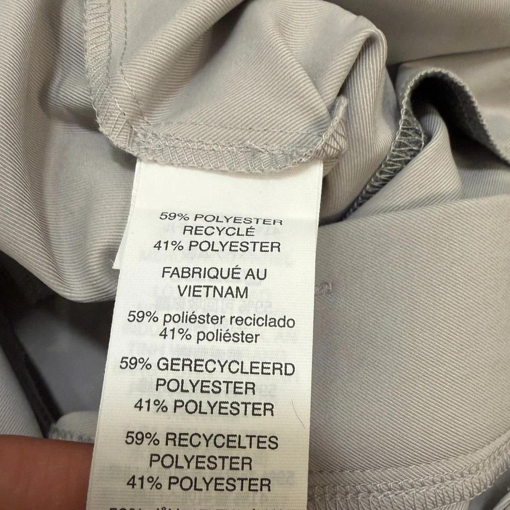 Vuori Cascade Tech Chino Pants Mens 34x31 Light Grey Performance Golf V427